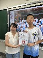 頒發畢業證書照片
